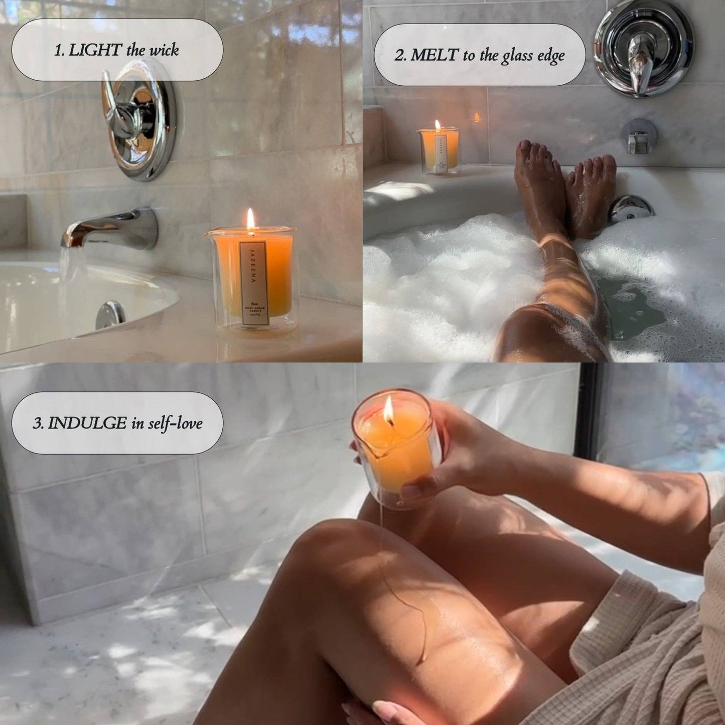 Organic Body Serum Candle